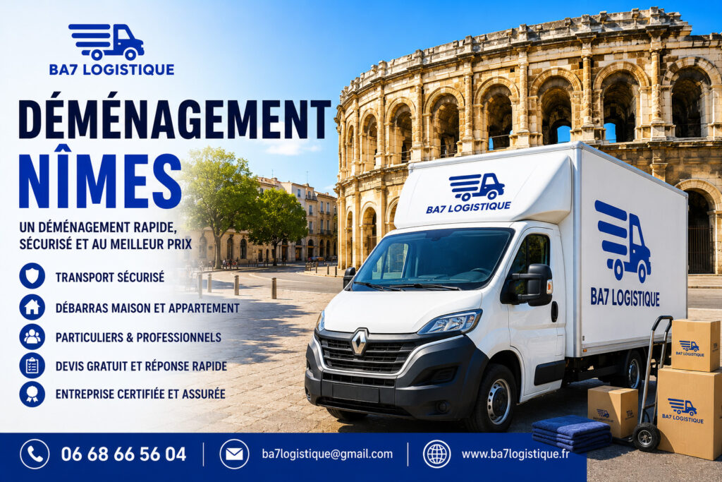 Déménagement Nîmes BA7 Logistique