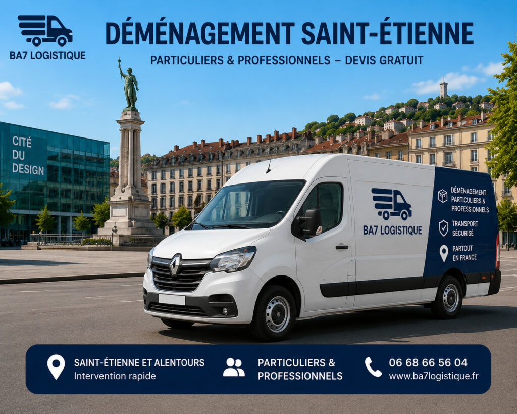 Camions BA7 Logistique pour déménagement à Saint-Étienne