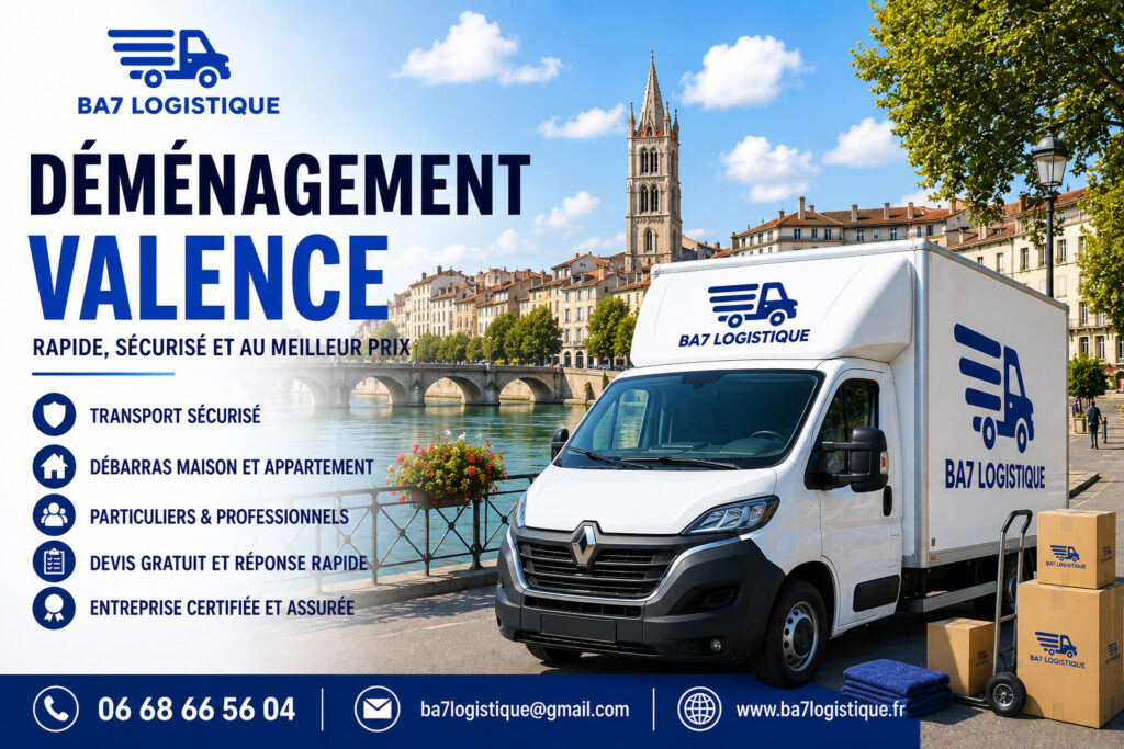 Déménagement Valence BA7 Logistique