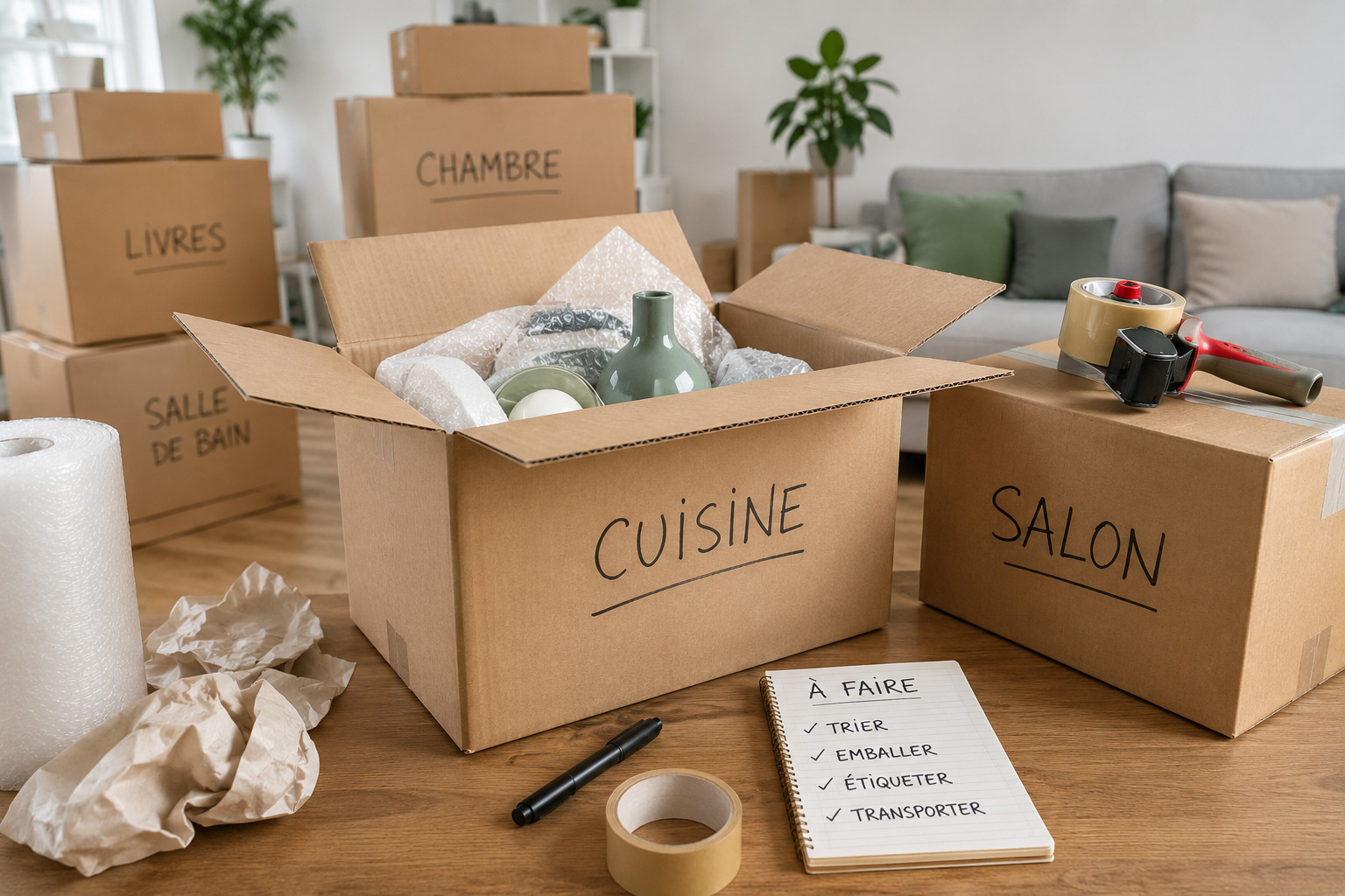 Comment préparer ses cartons de déménagement
