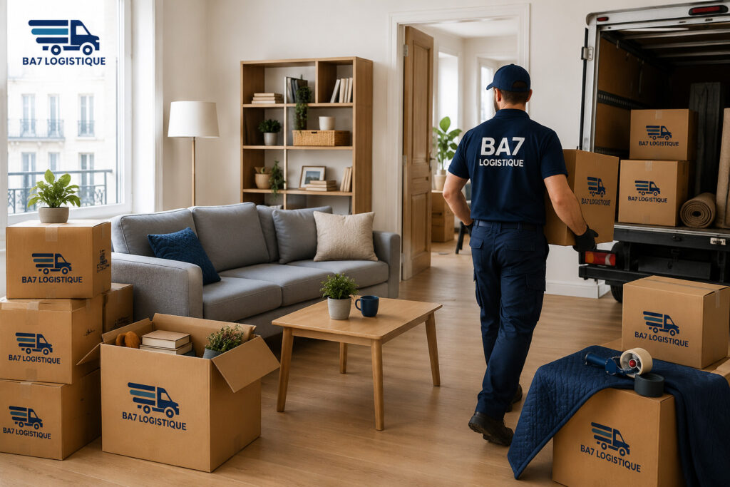 Débarras appartement avec BA7 Logistique