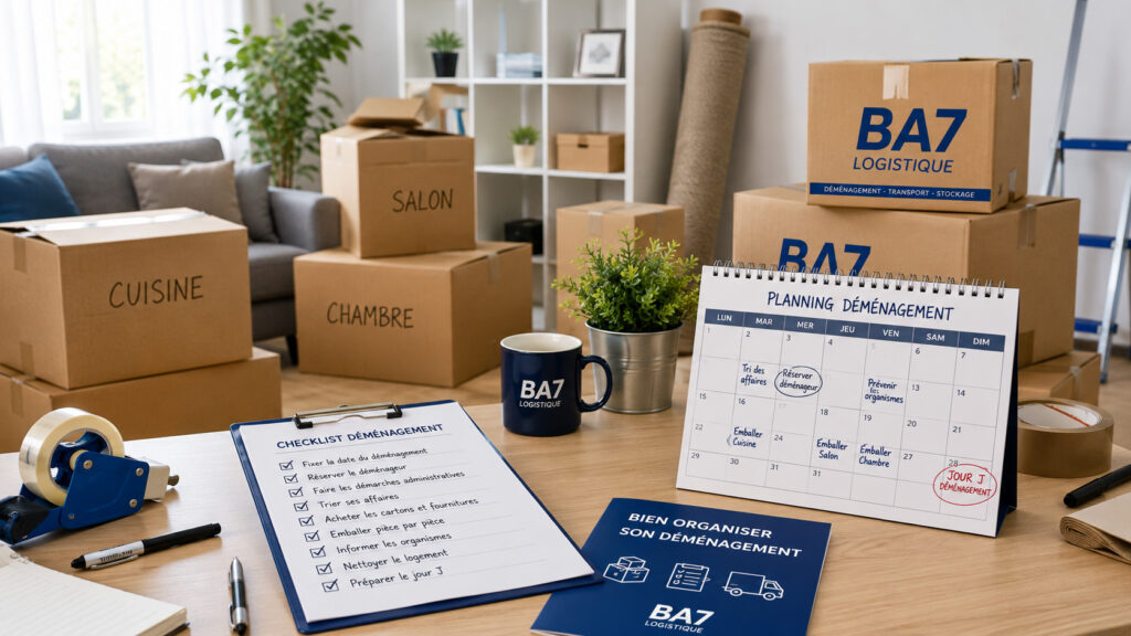 Organisation d'un déménagement étape par étape avec BA7 Logistique