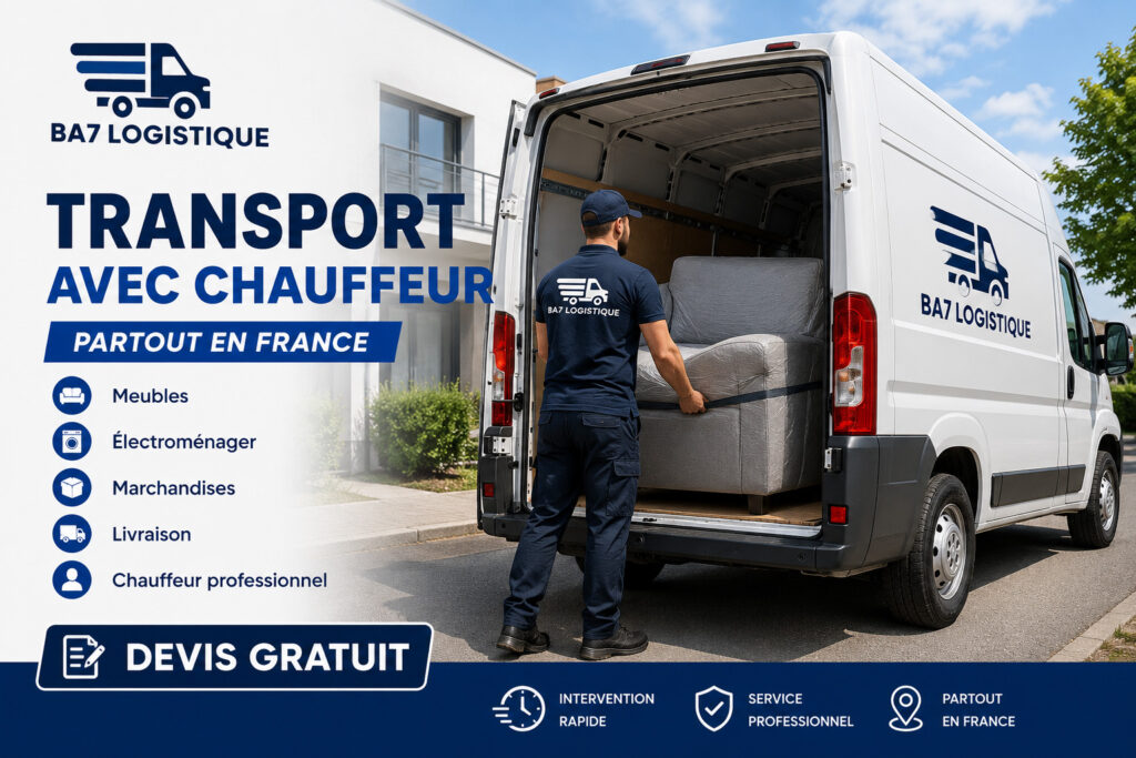 Transport avec chauffeur BA7 Logistique partout en France